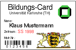  [ Musterbilundungskarte ] 